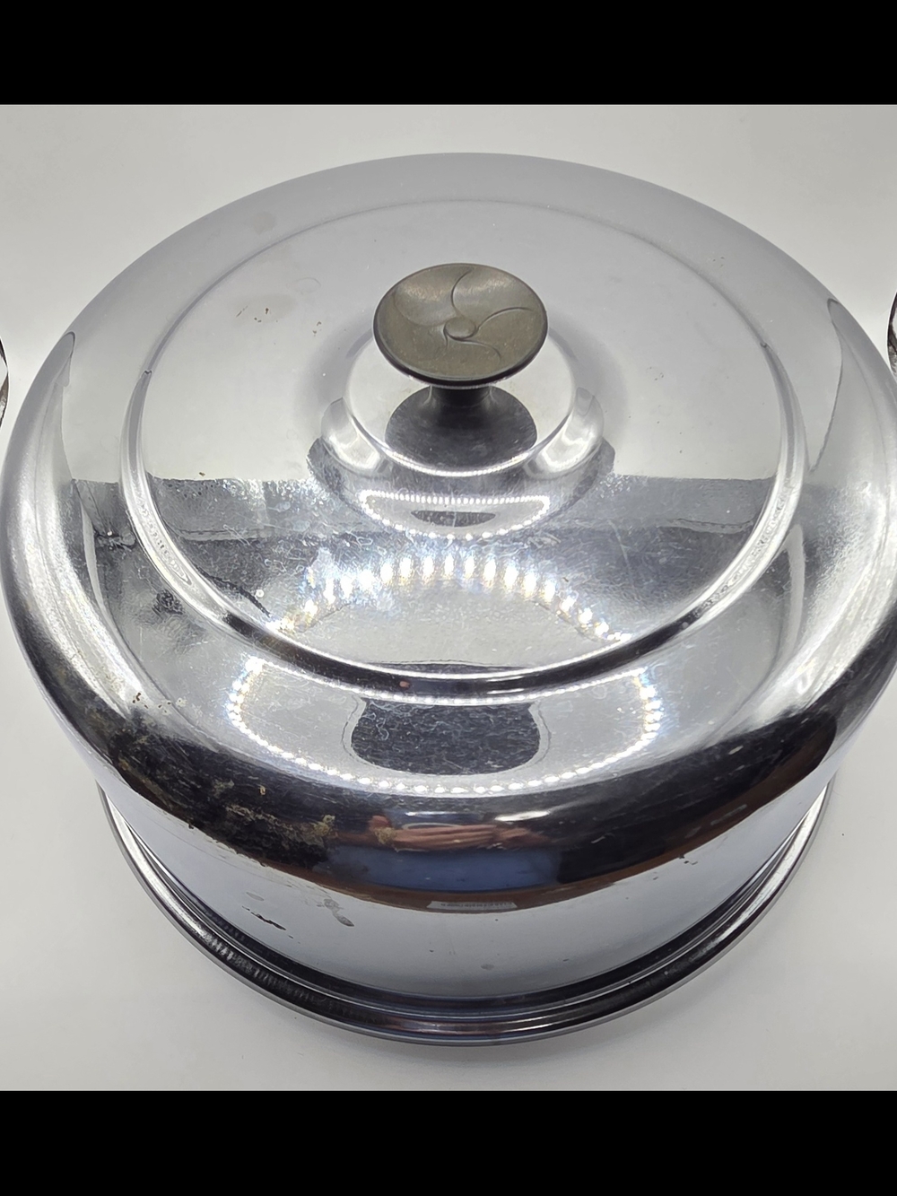 VTG Everedy Kake-Saver Chrome Dome with Starburst Glass Plate